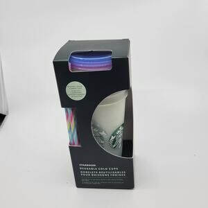 Starbucks Color-Change Reusable Cold Cup Tumblers 24 oz - Set of 5. New